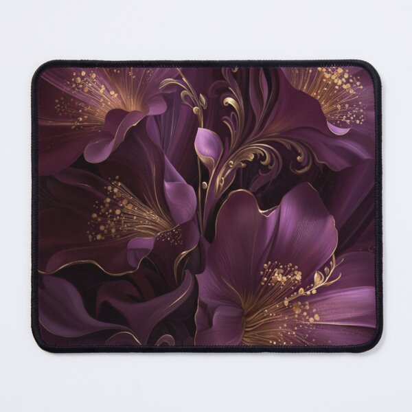 Item preview, Luxurious Botanical Art - Royal Amethyst Floral Elegance designed and sold by MiraLumeStudio.