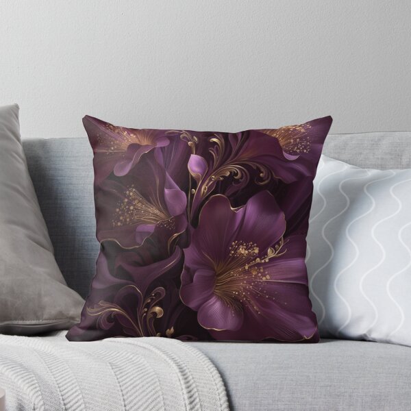 Item preview, Luxurious Botanical Art - Royal Amethyst Floral Elegance  designed and sold by MiraLumeStudio.