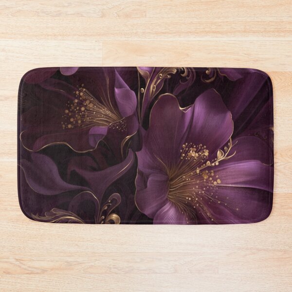 Item preview, Luxurious Botanical Art - Royal Amethyst Floral Elegance  designed and sold by MiraLumeStudio.