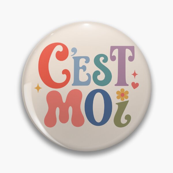 Item preview, C'est Moi - French Self Love Retro Aesthetic designed and sold by AbsoluteMotif.
