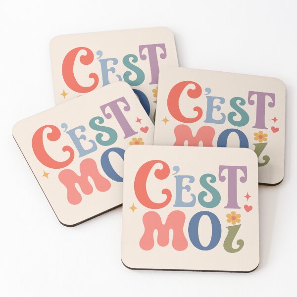 Item preview, C'est Moi - French Self Love Retro Aesthetic designed and sold by AbsoluteMotif.
