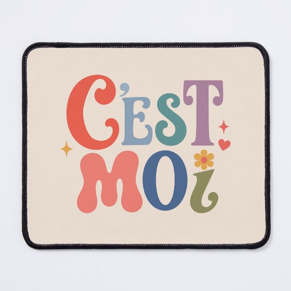Item preview, C'est Moi - French Self Love Retro Aesthetic designed and sold by AbsoluteMotif.