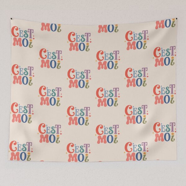 Item preview, C'est Moi - French Self Love Retro Aesthetic designed and sold by AbsoluteMotif.