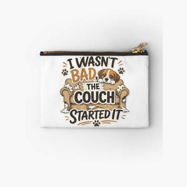 Item preview, I Wasn't Bad The Couch Started It Funny Dog Owner Humor Design designed and sold by SoulThread Studio.