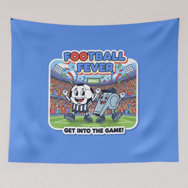 Item preview, Football Fever - Get Into The Game Cute Soccer Cartoon designed and sold by M.Store.
