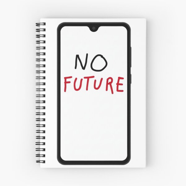Item preview, No Future - Optimistic Phone Screen designed and sold by Stefanrajzer.