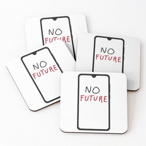 Item preview, No Future - Optimistic Phone Screen designed and sold by Stefanrajzer.