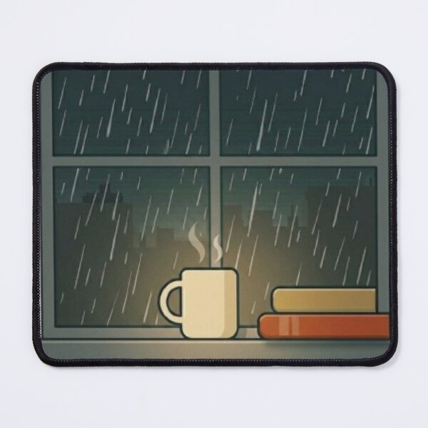 Item preview, Cozy Rainy Day Window View designed and sold by Northern Glow Art.