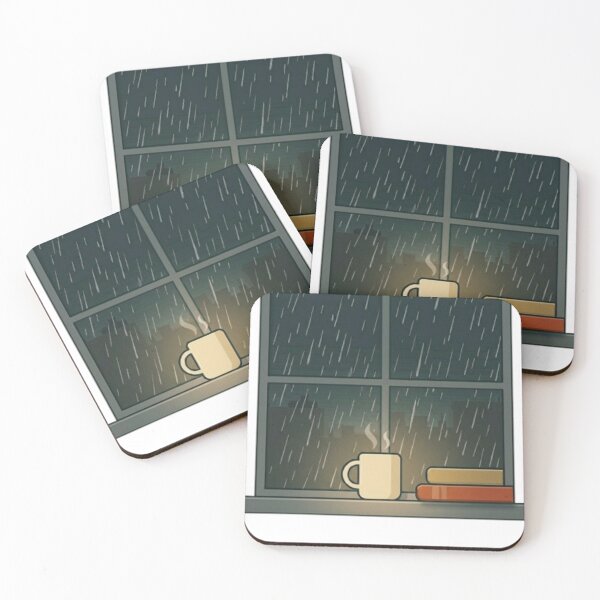 Item preview, Cozy Rainy Day Window View designed and sold by Northern Glow Art.