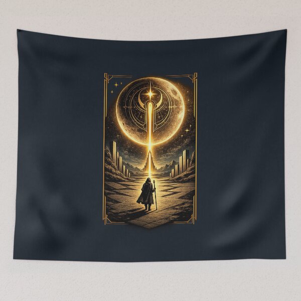 Item preview, The Pilgrim and the Moon designed and sold by Sanctum Icons.