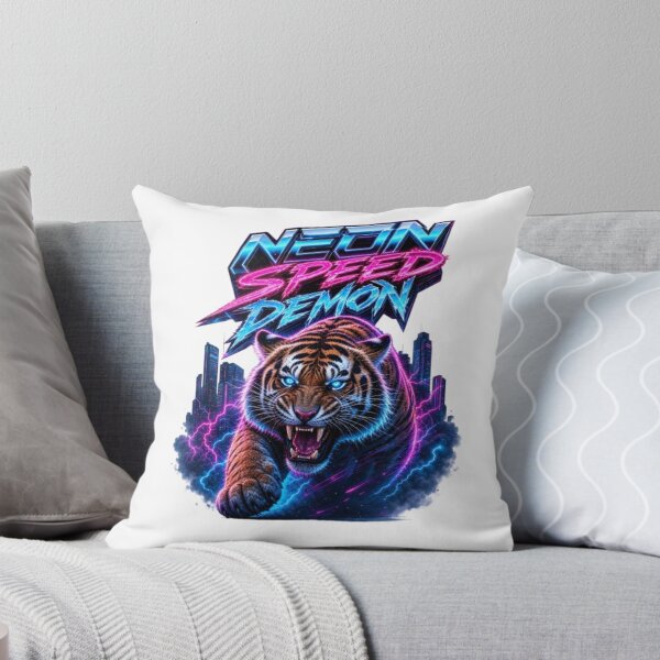Item preview, Neon Speed Demon – Futuristic Cyberpunk Digital Artwork designed and sold by THAMIM REALITY 2.0.
