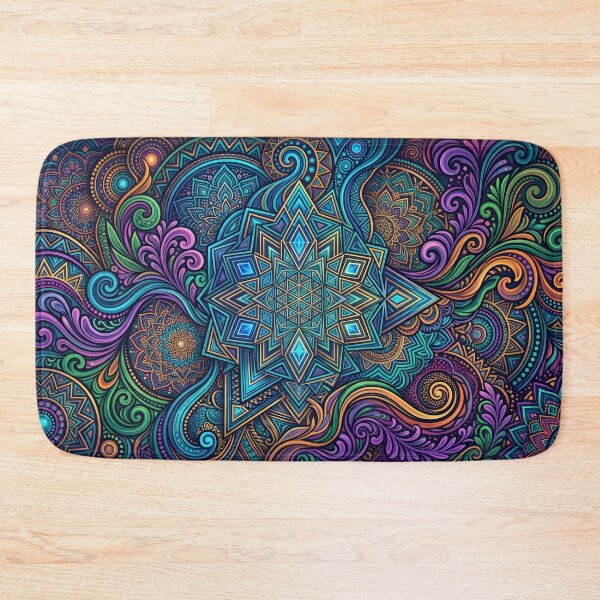 Item preview, Art Yellow Blue Green Red Modern Aesthetics Design designed and sold by ART ATTACK ZONE.