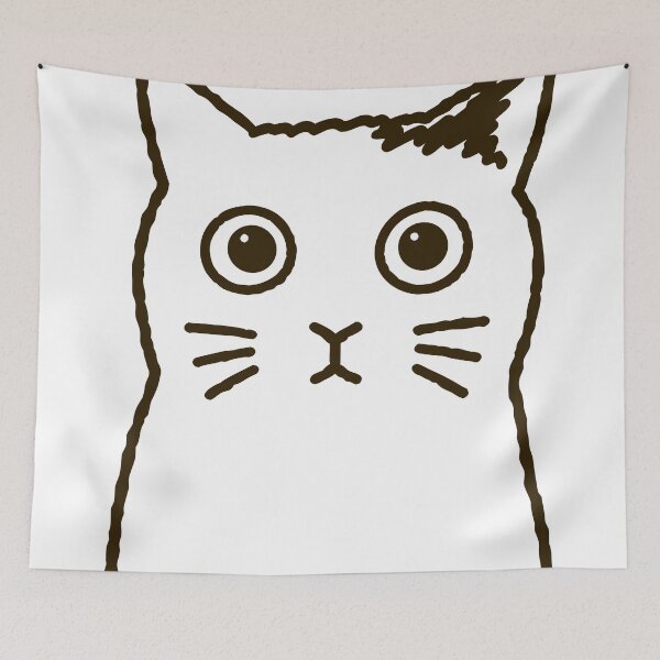 Item preview, Cat in headlights designed and sold by QuirkyCritterCo.