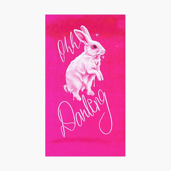 Item preview, Surreal Melting Pink Bunny - Ohh Darling designed and sold by y2kponyclub.