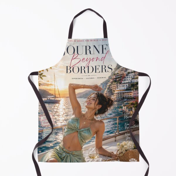 Item preview, Journey Beyond Borders Luxury Travel Poster | Wanderlust Coastal Escape Art designed and sold by Inkora-Art.