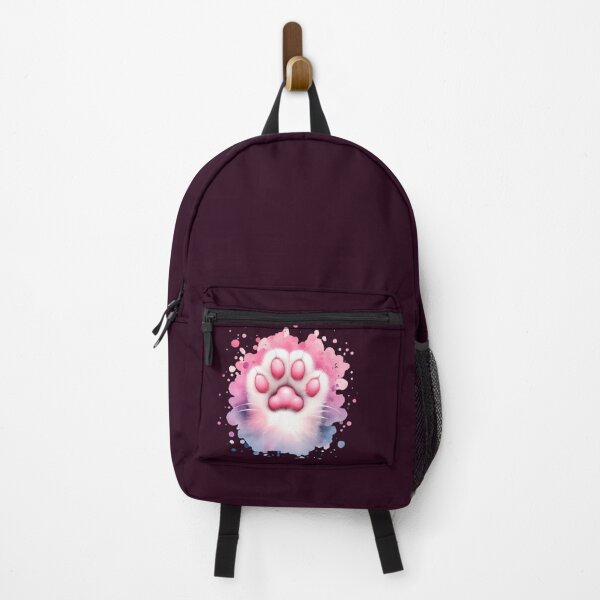 Item preview, Cute Fluffy Cat Paw Watercolor Pink Aesthetic designed and sold by Core design hub .
