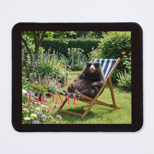 Item preview, Mole in the garden designed and sold by Vibeprintstyle.