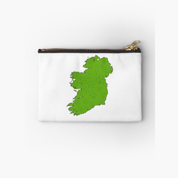Item preview, Shamrock Island of Ireland Green Clover Map Irish Heritage Design designed and sold by heartofireland.