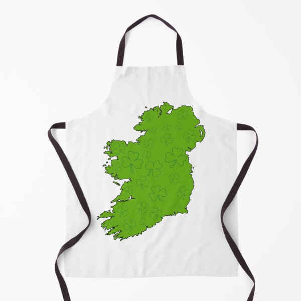 Item preview, Shamrock Island of Ireland Green Clover Map Irish Heritage Design designed and sold by heartofireland.