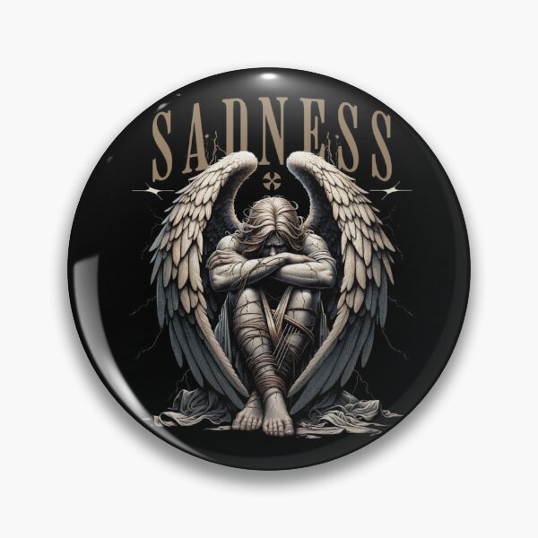Item preview, Sadness Fallen Angel - Gothic Dark Emotion & Melancholy Art designed and sold by PrimalBeastLab.
