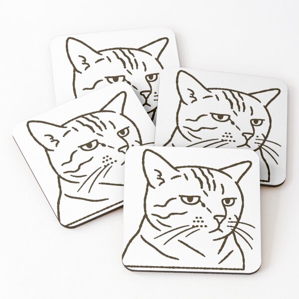 Item preview, Side eye cat designed and sold by QuirkyCritterCo.
