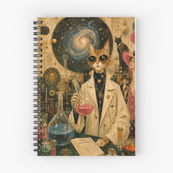 Item preview, The Alchemist Cat - Felis Catus Laboratory. designed and sold by Natalia-Vlad.