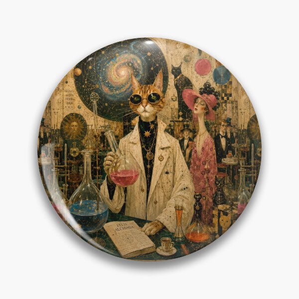 Item preview, The Alchemist Cat - Felis Catus Laboratory. designed and sold by Natalia-Vlad.