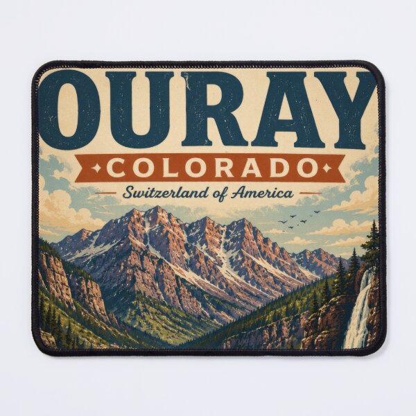 Item preview, Ouray Colorado Waterfall Valley | San Juan Mountains | Switzerland of America designed and sold by CosmicAnomaly.