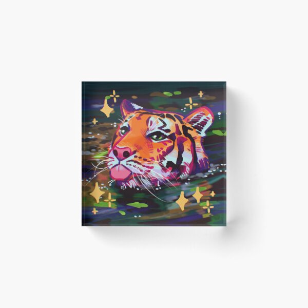 Item preview, Colorful Tiger designed and sold by lindepet.