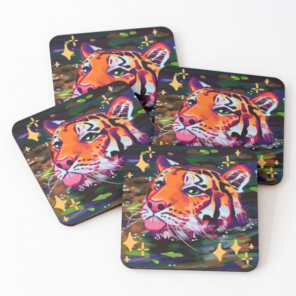 Item preview, Colorful Tiger designed and sold by lindepet.