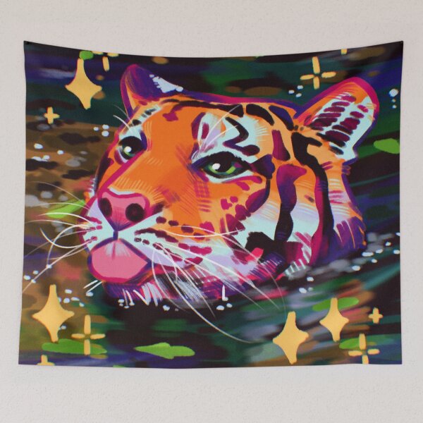 Item preview, Colorful Tiger designed and sold by lindepet.