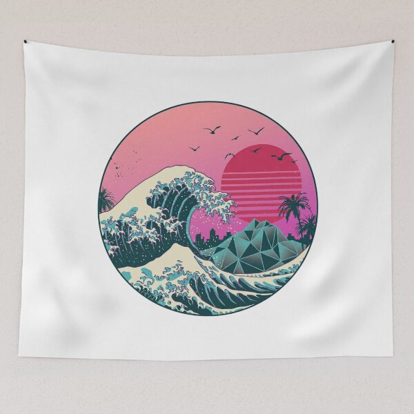 Item preview, Great Wave off Kanagawa - Circular Washi Edition designed and sold by Shopeon Designs.