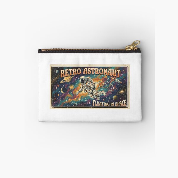 Item preview, Retro Astronaut Floating in Space Vintage Design designed and sold by Hilmanku.