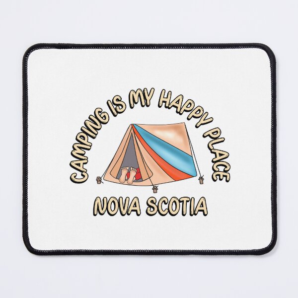 Item preview, Funny Camping Nova Scotia Canada designed and sold by Sartoris Art.