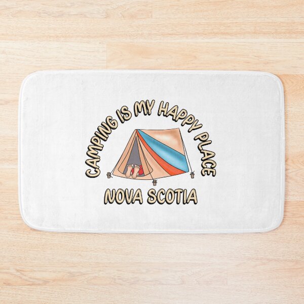 Item preview, Funny Camping Nova Scotia Canada designed and sold by Sartoris Art.