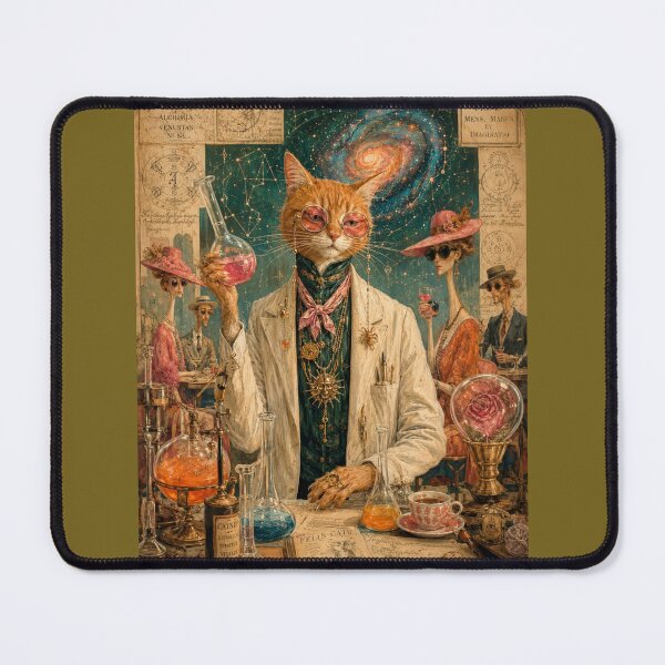 Item preview, The Alchemist Cat - Felis Catus Laboratory. designed and sold by Natalia-Vlad.