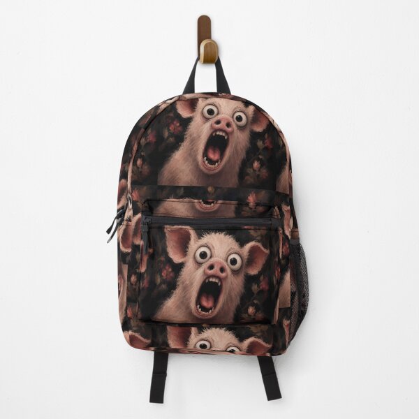 Item preview, Crazy Screaming Pig Horror Art designed and sold by VitSArt.