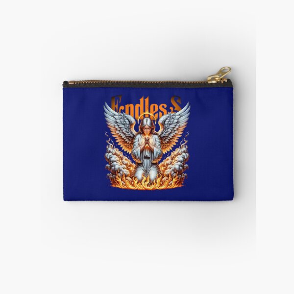 Item preview, Endless Prayer Angel - Fiery Wings Divine Religious Art designed and sold by PrimalBeastLab.