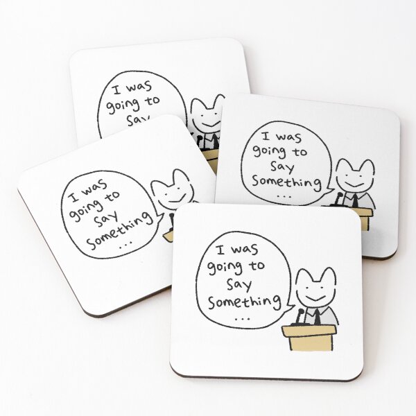 Item preview, I Was Going to Say Something… – Goofy White Cat Sticker | Cute Funny Kawaii Cat for Journaling & Planners designed and sold by lazydayz16.