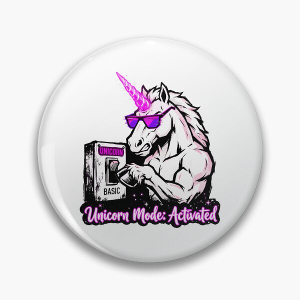 Item preview, Unicorn Mode Activated Badass Unicorn designed and sold by XYZ LAB by Jesuperman.