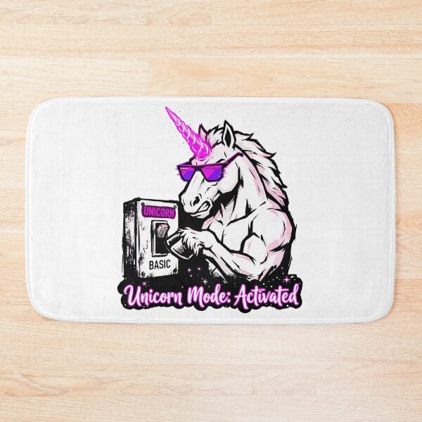 Item preview, Unicorn Mode Activated Badass Unicorn designed and sold by XYZ LAB by Jesuperman.