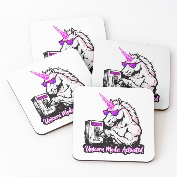 Item preview, Unicorn Mode Activated Badass Unicorn designed and sold by XYZ LAB by Jesuperman.