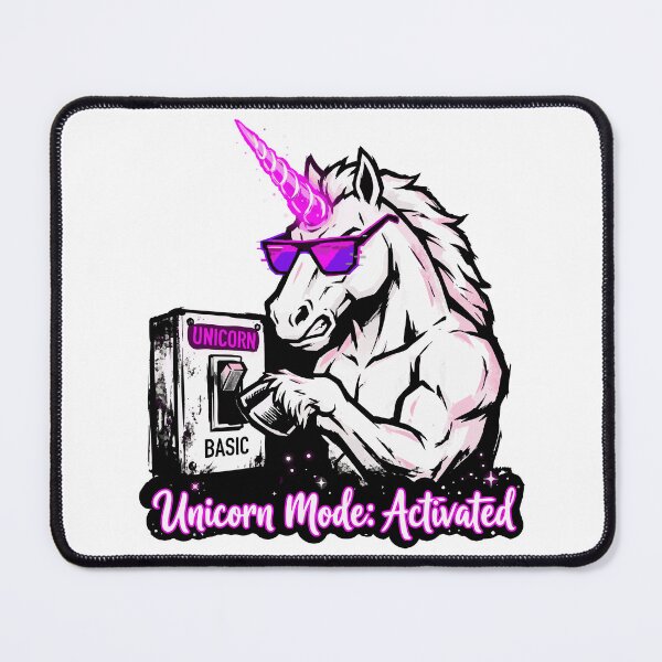 Item preview, Unicorn Mode Activated Badass Unicorn designed and sold by XYZ LAB by Jesuperman.