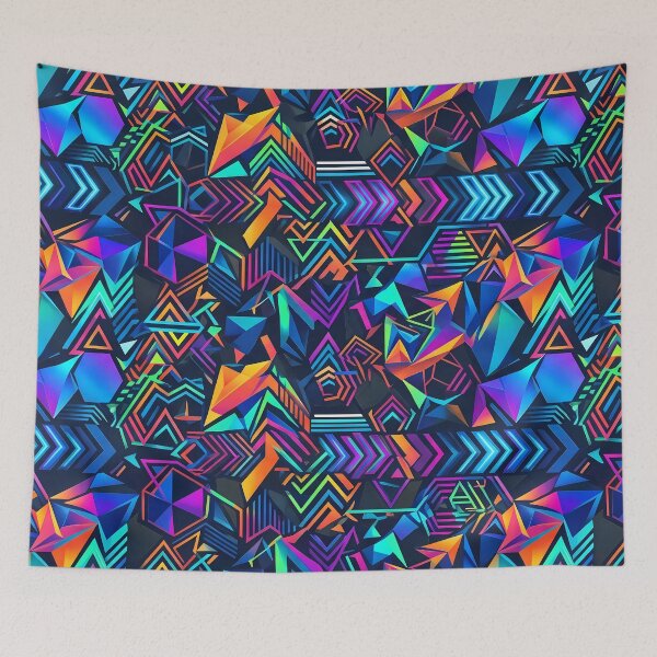 Item preview, Life Yellow Blue Green Red Modern Aesthetics Design designed and sold by ART ATTACK ZONE.