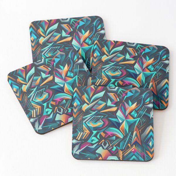 Item preview, Nature Yellow Blue Green Red Modern Aesthetics Design designed and sold by ART ATTACK ZONE.