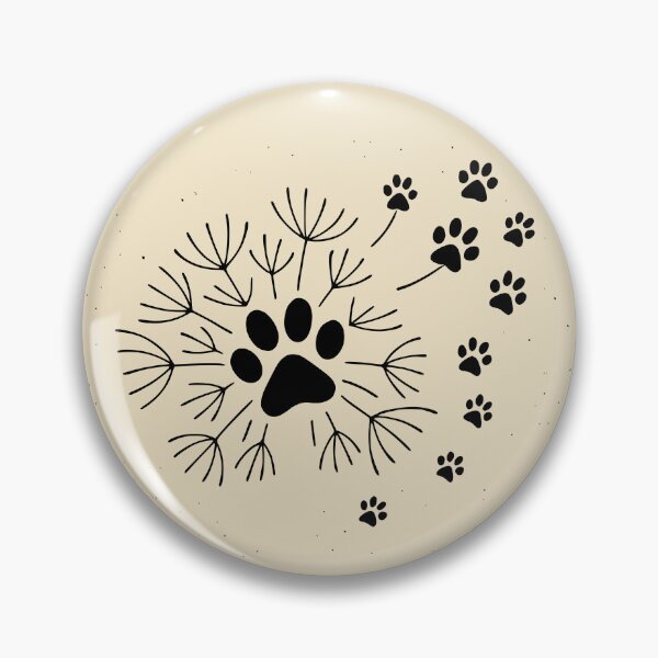 Item preview, Black Double Heart Paw Print designed and sold by Corvoria.