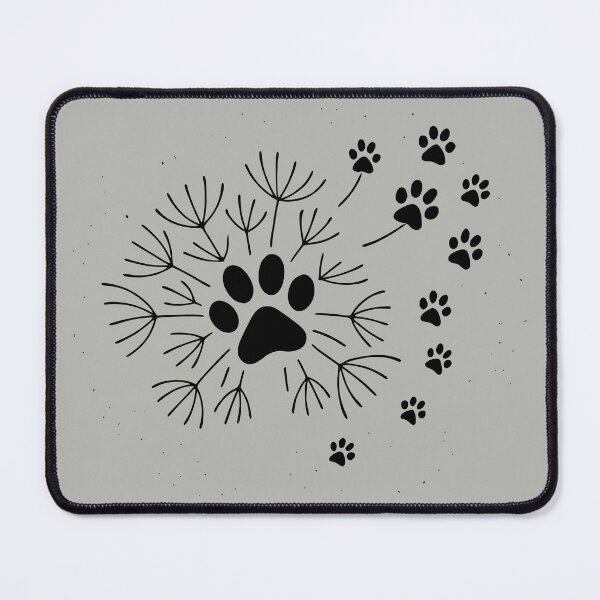 Item preview, Black Double Heart Paw Print designed and sold by Corvoria.