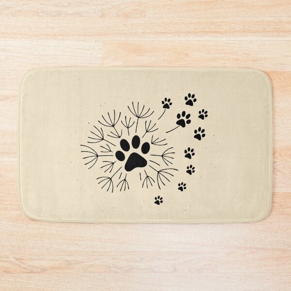 Item preview, Black Double Heart Paw Print designed and sold by Corvoria.