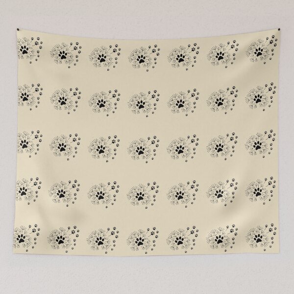 Item preview, Black Double Heart Paw Print designed and sold by Corvoria.