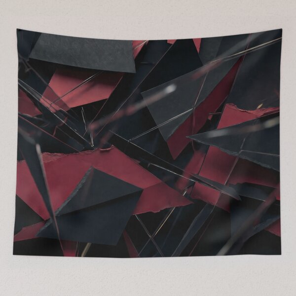Item preview, Dark Yellow Blue Green Red Modern Aesthetics Design designed and sold by ART ATTACK ZONE.